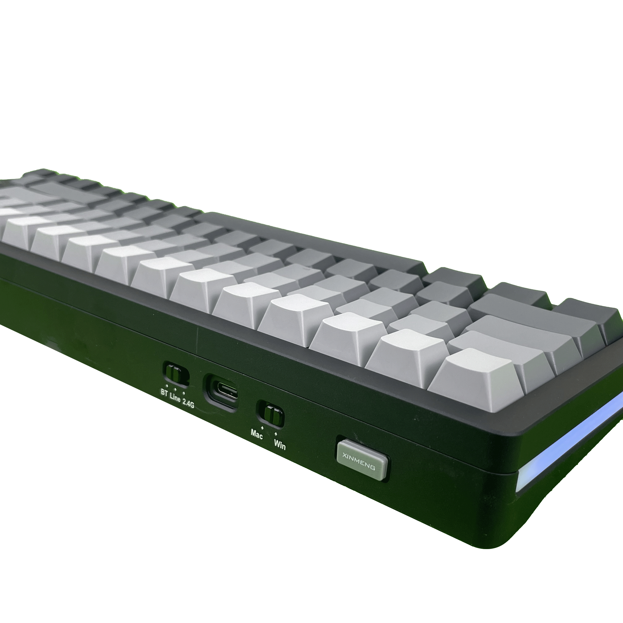 Bàn phím cơ gaming XinMeng M71 | 3 Mode, TKL, Linear Switch, RGB, Black, Vỏ nhôm, Hot swap - Ảnh 2