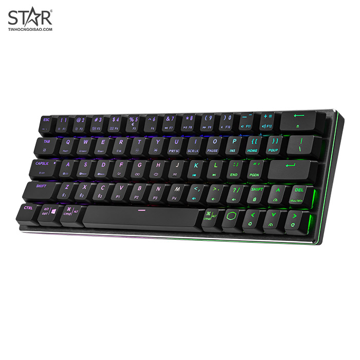 Bàn Phím Cơ Cooler Master SK622 Space Gray | Low Profile, Red Switch, RGB, TKL, Wireless - Ảnh 4