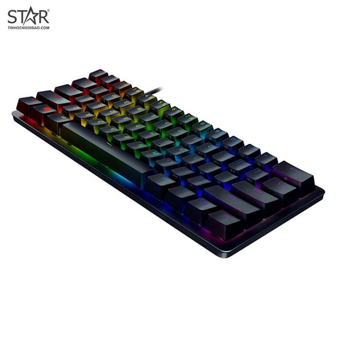 Bàn phím cơ gaming Razer Huntsman Mini | Có dây, Mini, Clicky Switch, RGB, Black, Rapid Trigger - Ảnh 3