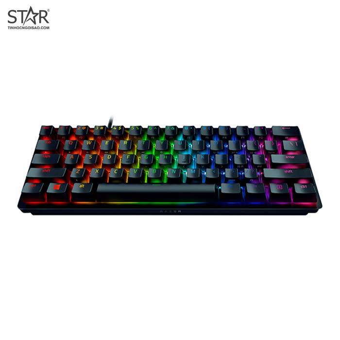 Bàn phím cơ gaming Razer Huntsman Mini | Có dây, Mini, Clicky Switch, RGB, Black, Rapid Trigger - Ảnh 4