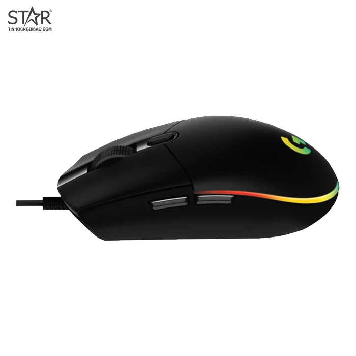 Chuột gaming Logitech G102 Gen II Lightsync | Có dây, 8000 DPI, 85g, RGB, Đen - Ảnh 3