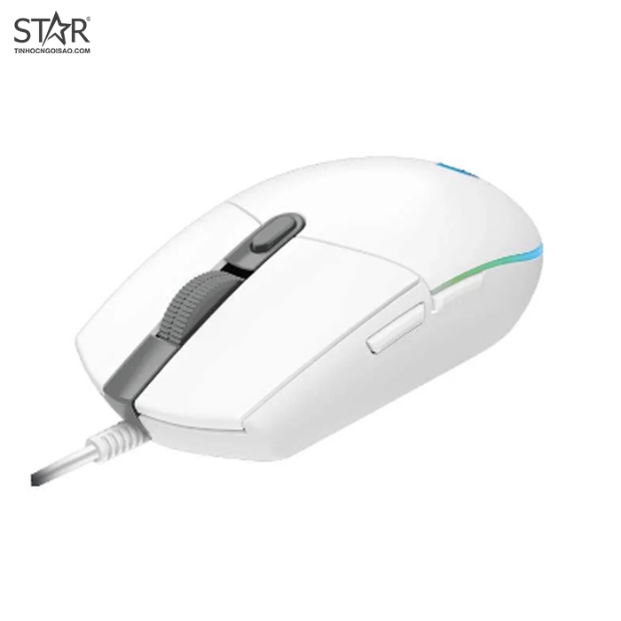 Chuột gaming Logitech G102 Gen II Lightsync | Có dây, 8000 DPI, 85g, RGB, Trắng - Ảnh 2