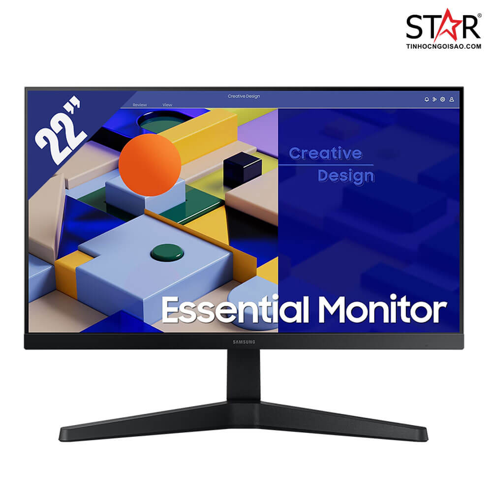 Màn hình Văn phòng Samsung LS22C310EAEXXV | 22 inch, FHD, 75Hz, IPS - Ảnh 2