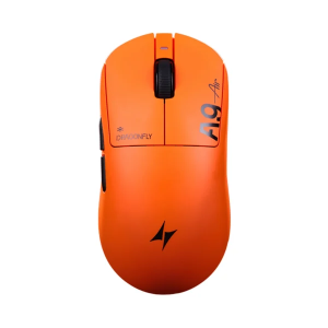 Chuột Gaming Không Dây ATK Dragonfly A9 AIR | 2 Mode, Màu Cam
