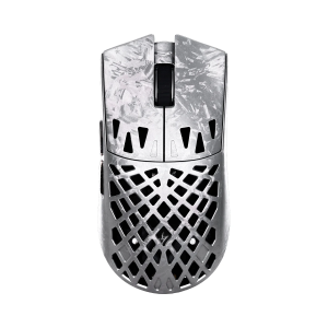 Chuột Gaming Không Dây ATK Blazing Sky Ghost Extreme Hollow Carbon Fiber | 2 Mode, Bạc