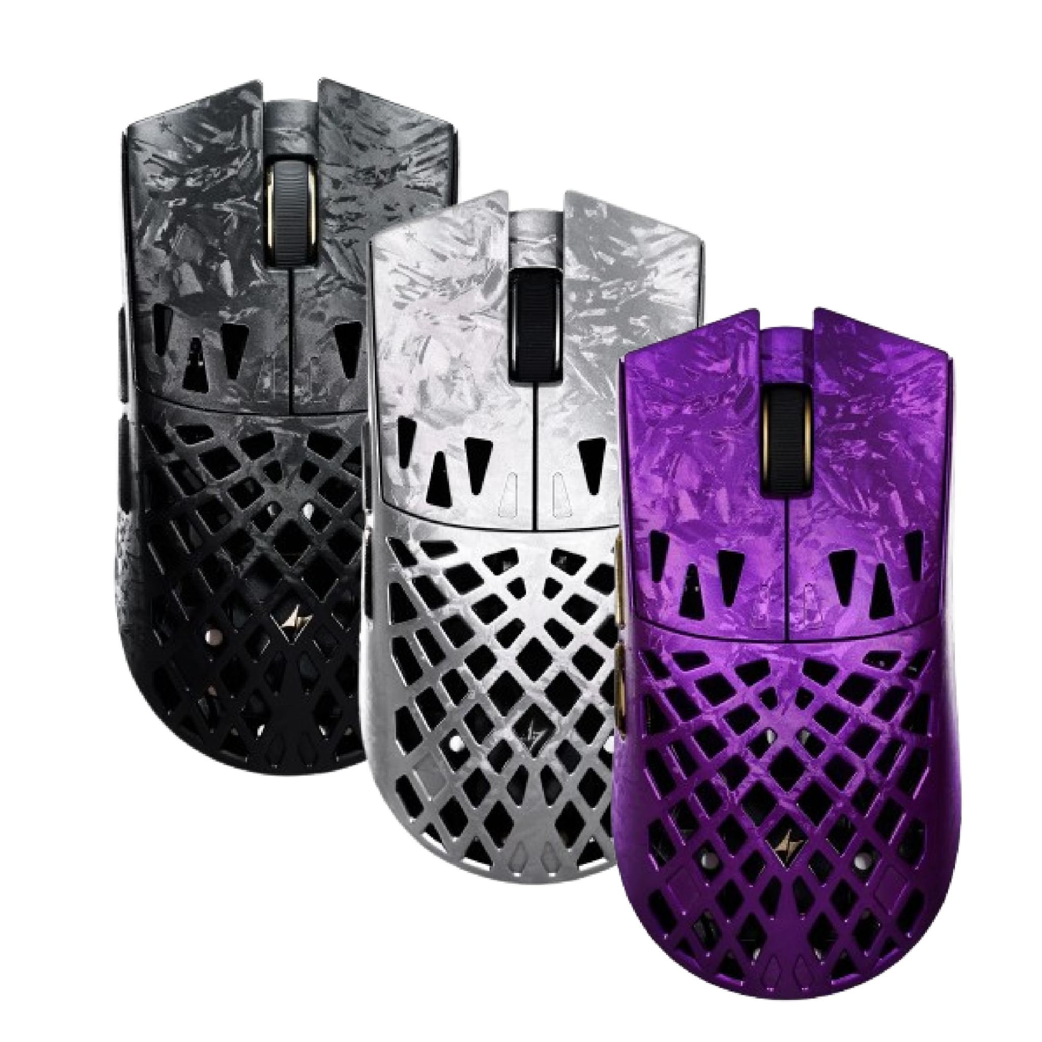 Chuột Gaming Không Dây ATK Blazing Sky Ghost Extreme Hollow Carbon Fiber | 2 Mode, Bạc - Ảnh 2
