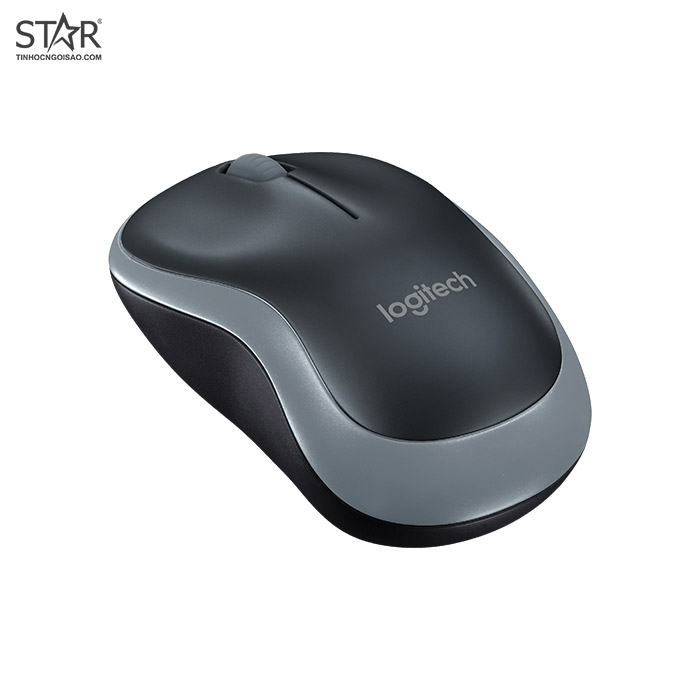 Chuột văn phòng Logitech M185 Optical | Wireless 2.4Ghz, 1000 DPI, 75g, Xám - Ảnh 3