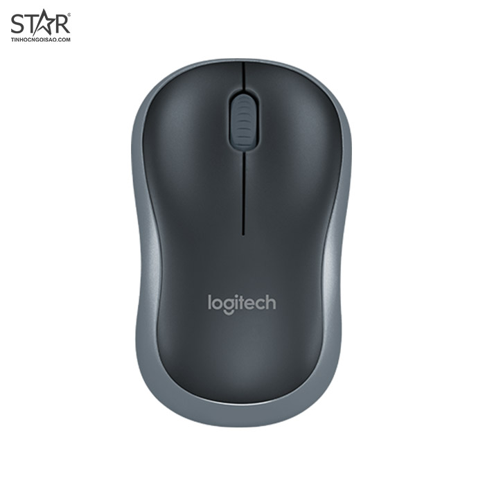 Chuột văn phòng Logitech M185 Optical | Wireless 2.4Ghz, 1000 DPI, 75g, Xám - Ảnh 2