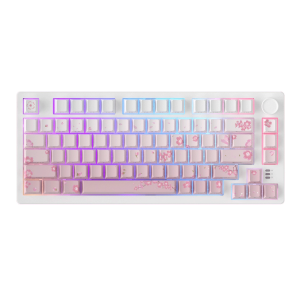 Bàn phím cơ gaming Dareu EK75 Pro | 3 Mode, TKL, Linear Switch, RGB, Pink