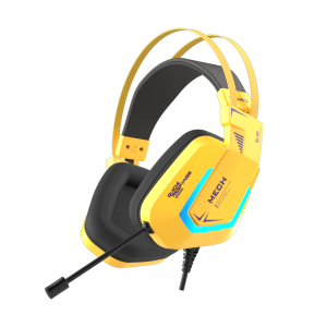 Tai nghe Gaming DareU EH732 | Có dây, Over-ear, RGB, Vàng