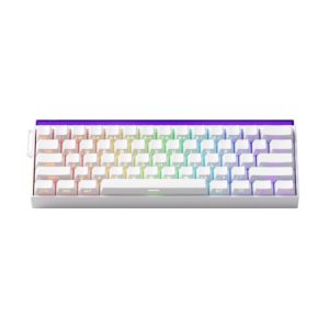 Bàn Phím Cơ Có Dây AKKO Veekos Shine60 SP White Akko Glare Magnetic Switch