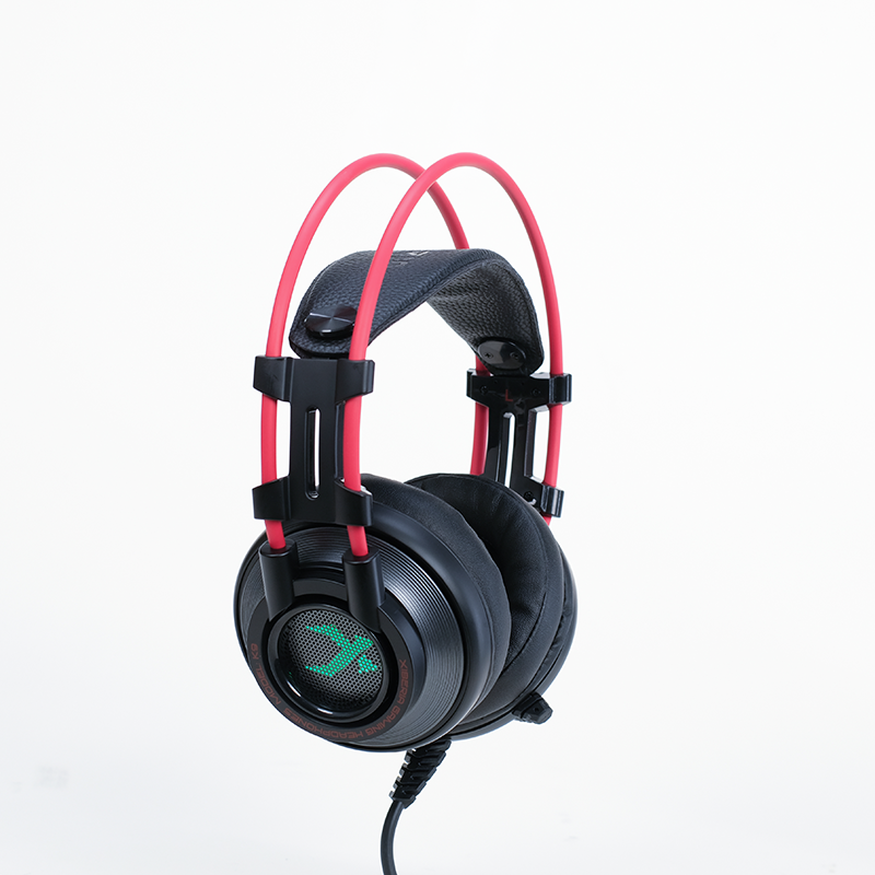 Tai nghe Gaming Xiberia K9 | Có dây, Over-ear, LED, Đen - Đỏ - Ảnh 2