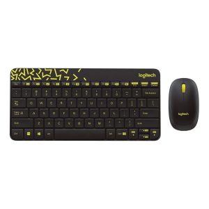 Combo phím chuột văn phòng Logitech MK240 | Wireless, Mini, Black