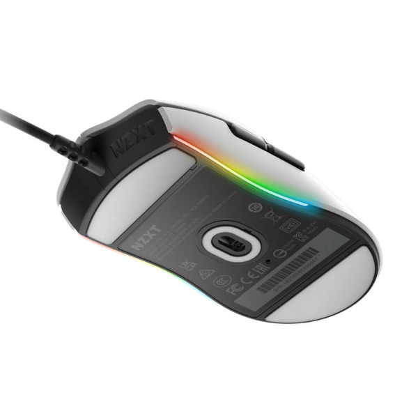 Chuột gaming NZXT Lift | Có dây, 16000 DPI, 67g, RGB, Trắng - Ảnh 4
