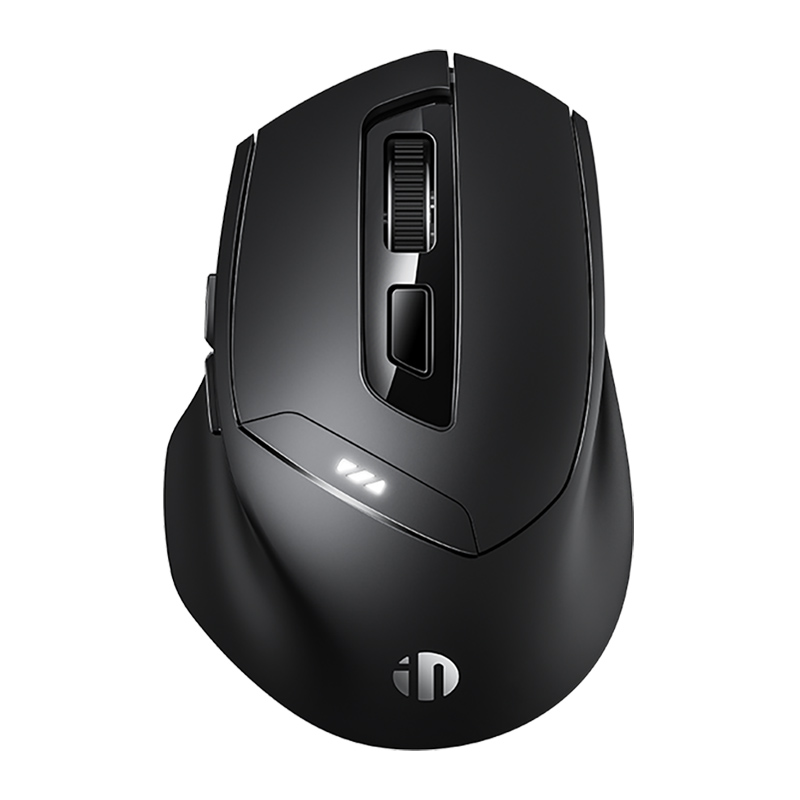 Chuột văn phòng INPHIC DR01 Chính Hãng | Wireless, Bluetooth, 1600 DPI, 83g, Đen