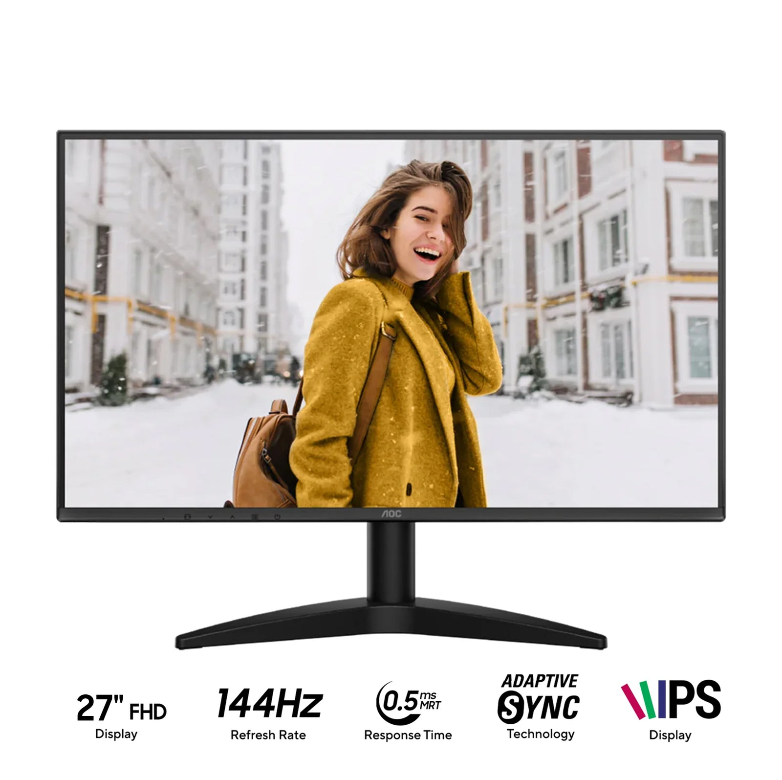 Màn hình Văn phòng AOC 27B36XE/71 | 27 inch, Full HD, IPS, 144Hz, 0.5ms - Ảnh 2