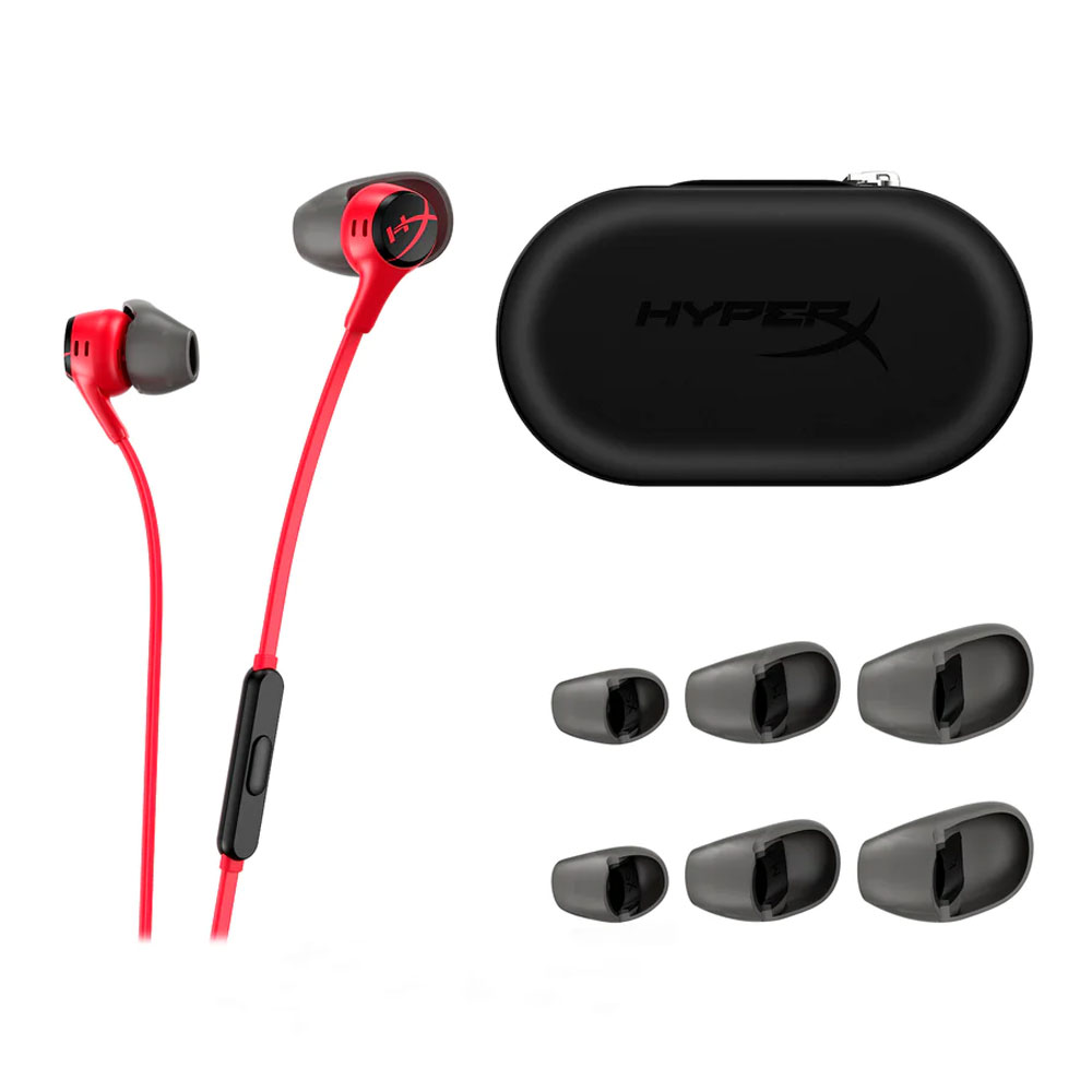 Tai nghe Gaming HP HyperX Cloud Earbuds II (705L8AA) | Có dây, Earbuds, Đỏ - Ảnh 3