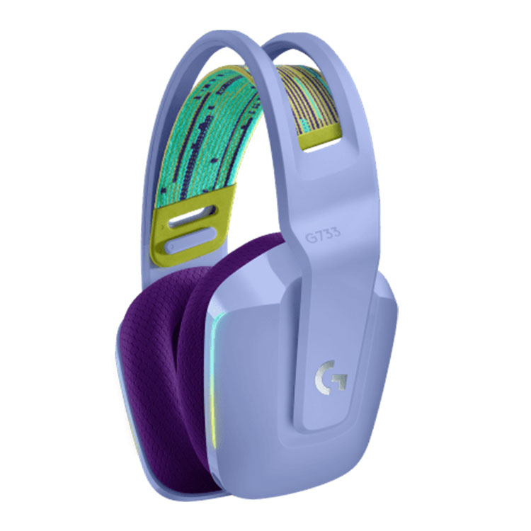 Tai nghe Gaming Logitech G733 (981-000893) | Không dây, Over-ear, RGB, Tím Lilac - Ảnh 3