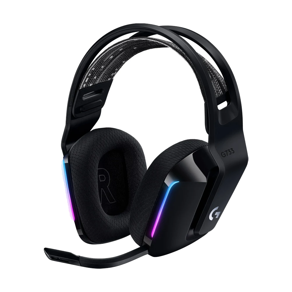 Tai nghe Gaming Logitech G733 LightSpeed (981-000867) | Không dây, Over-ear, RGB, Đen - Ảnh 2