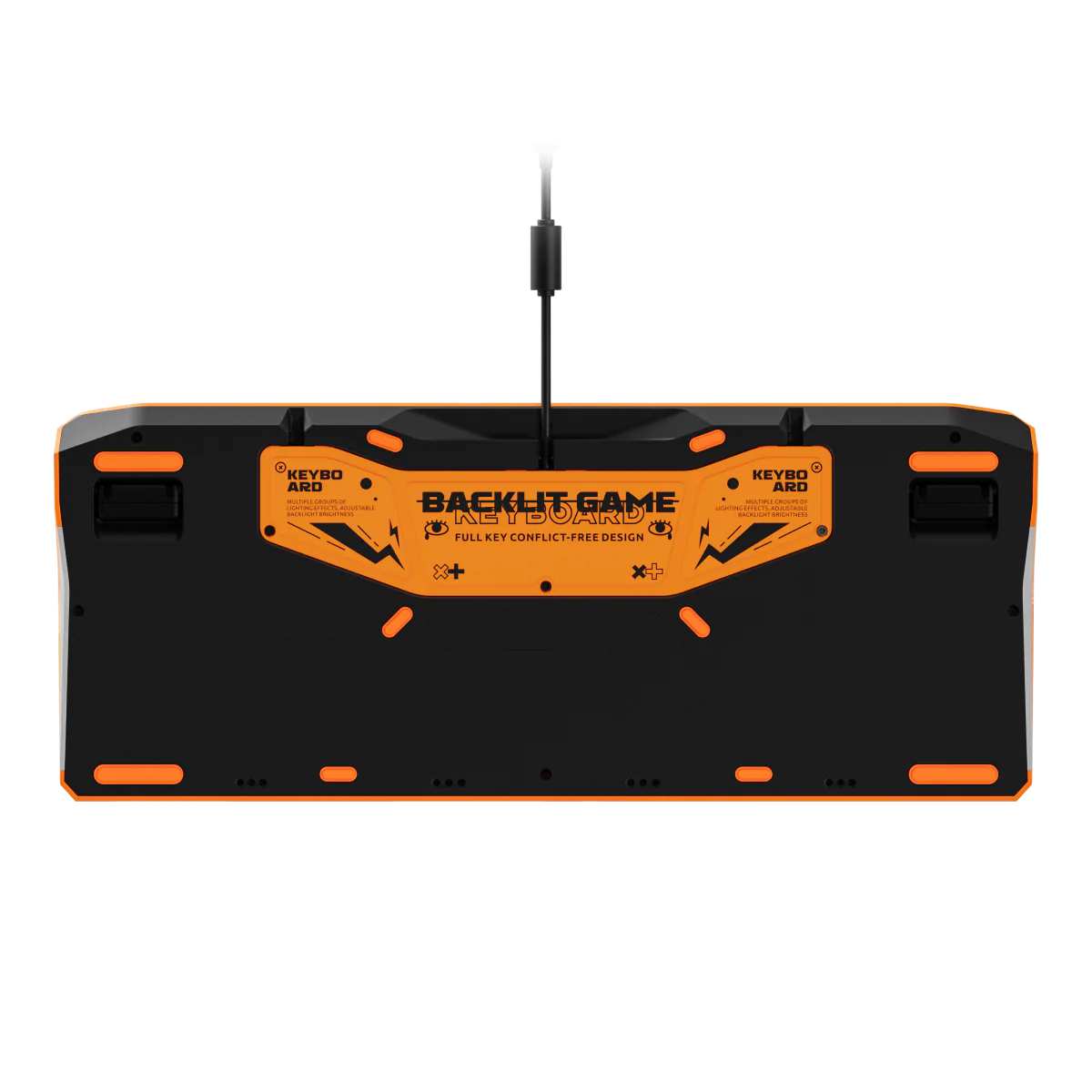 Bàn phím gaming Rapoo ESK750-98 | Orange Grey Black, Blue Switch - Ảnh 5