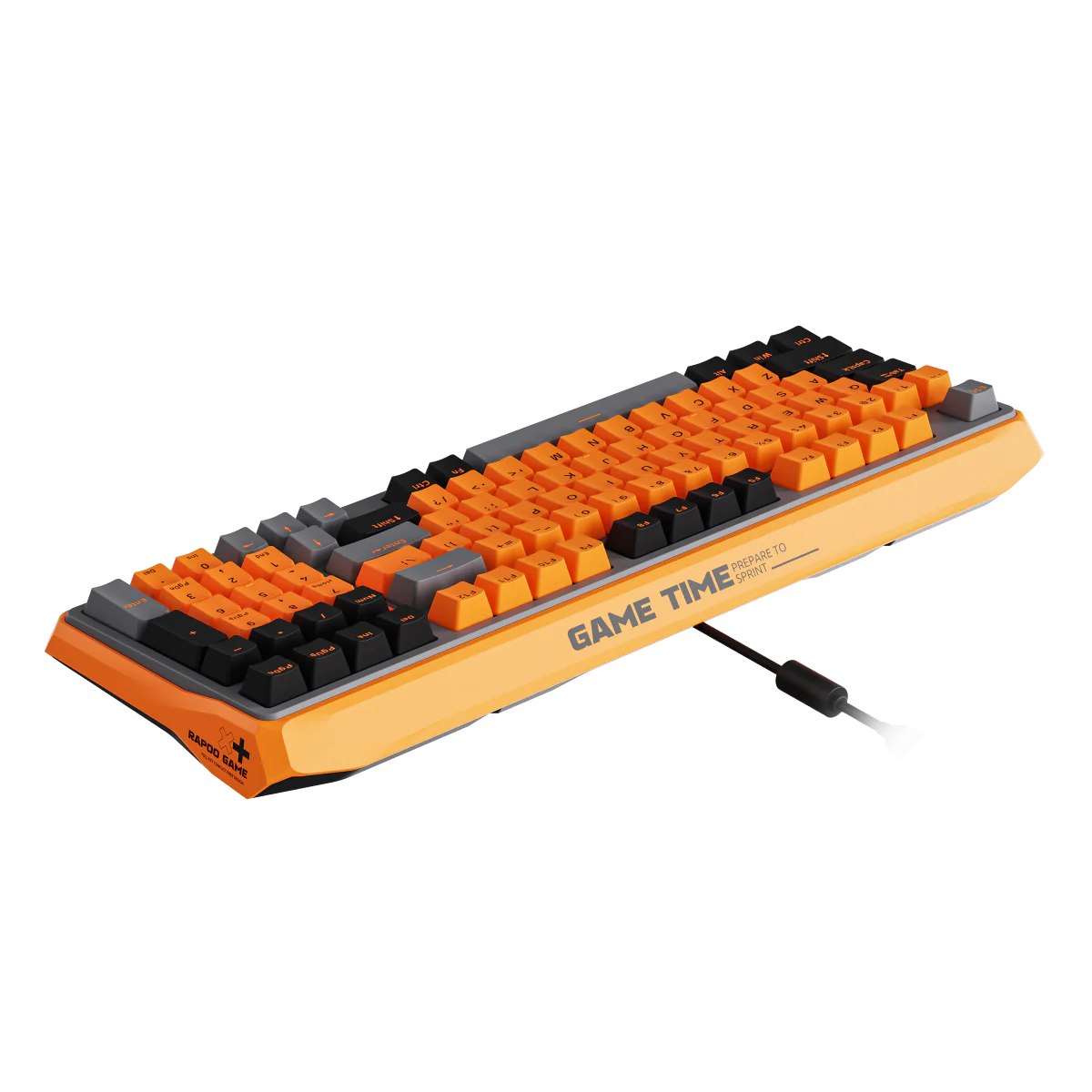 Bàn phím gaming Rapoo ESK750-98 | Orange Grey Black, Blue Switch - Ảnh 4