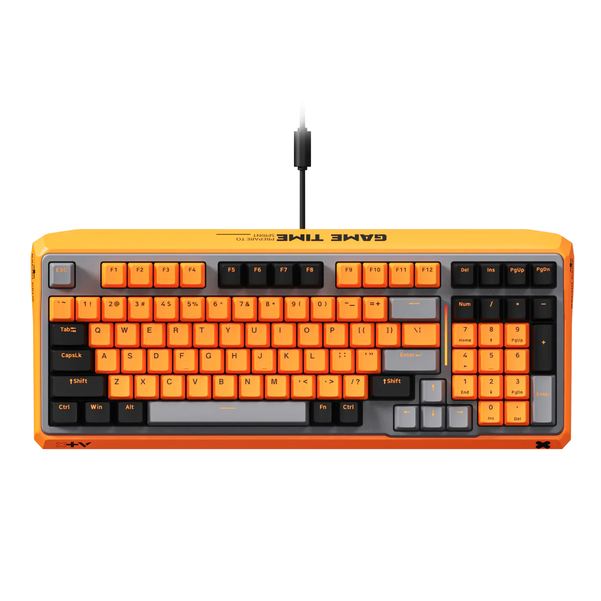 Bàn phím gaming Rapoo ESK750-98 | Orange Grey Black, Blue Switch
