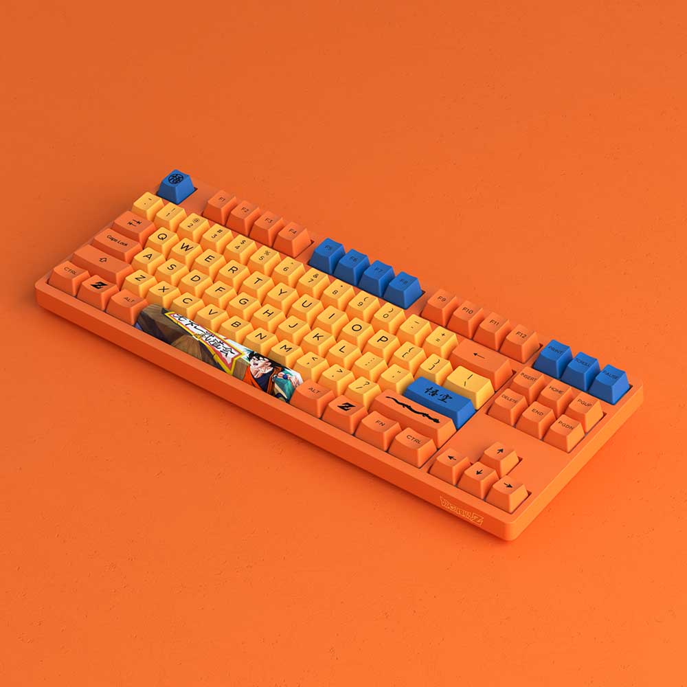 Bàn phím cơ gaming Akko 3087 RF Dragon Ball Z | Wireless, TKL, Linear Switch, Gokutheme - Ảnh 4