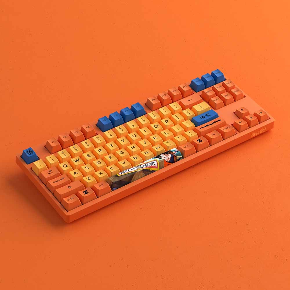 Bàn phím cơ gaming Akko 3087 RF Dragon Ball Z | Wireless, TKL, Linear Switch, Gokutheme - Ảnh 3