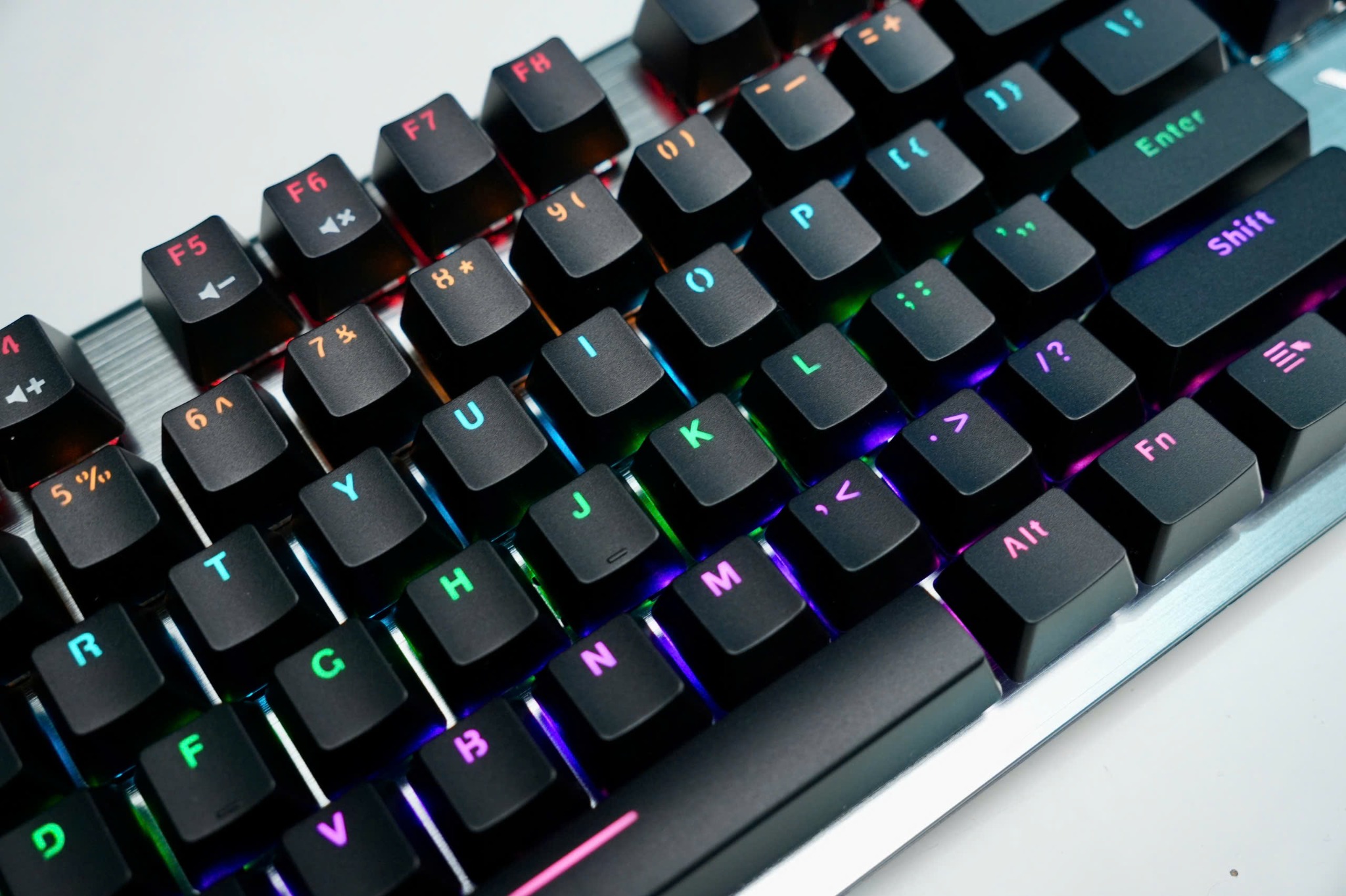 Bàn phím cơ gaming Rapoo V530 V2 | Có dây, Fullsize, Optical Switch (Clicky), RGB, Black - Ảnh 5