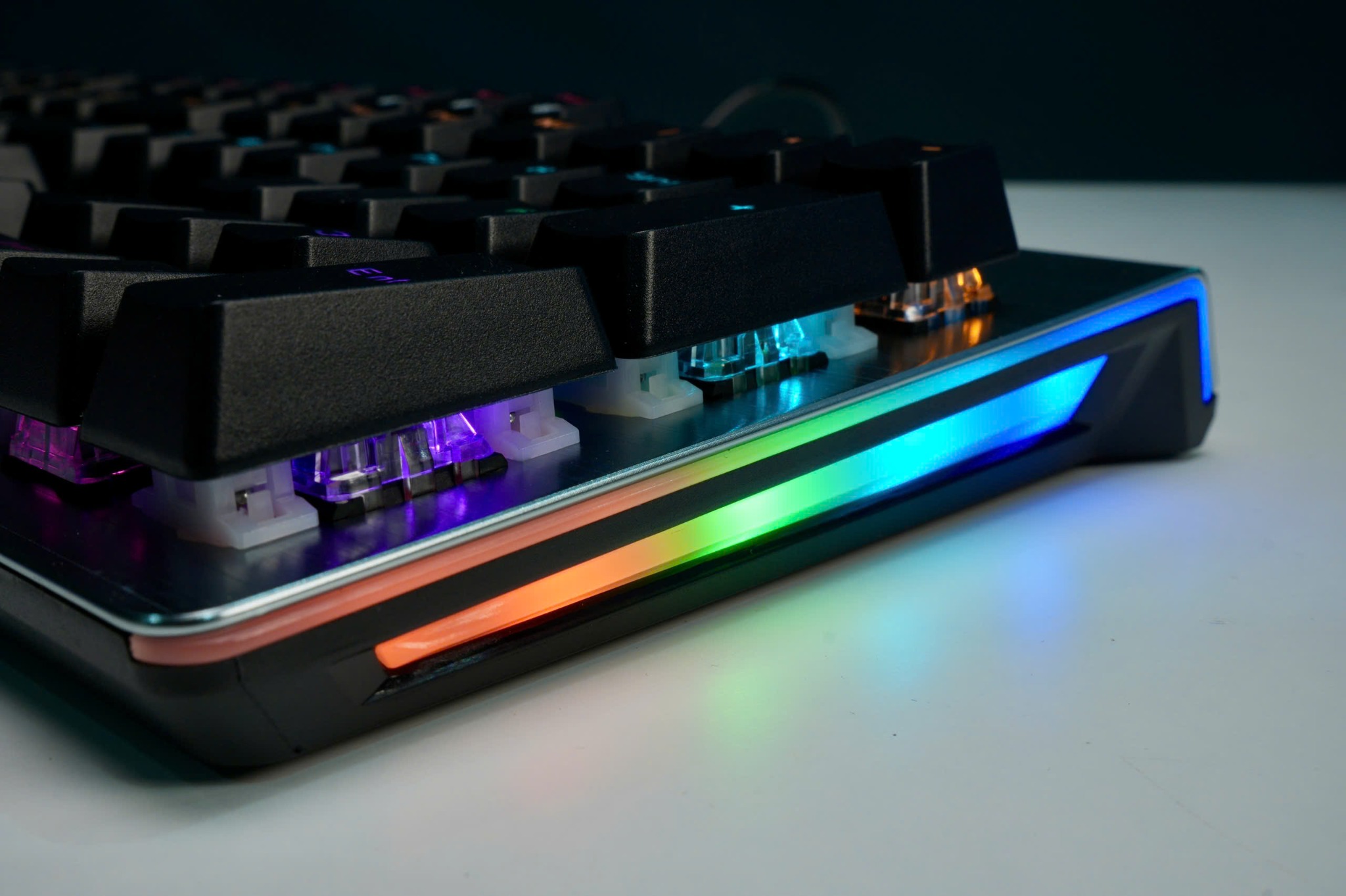 Bàn phím cơ gaming Rapoo V530 V2 | Có dây, Fullsize, Optical Switch (Clicky), RGB, Black - Ảnh 4