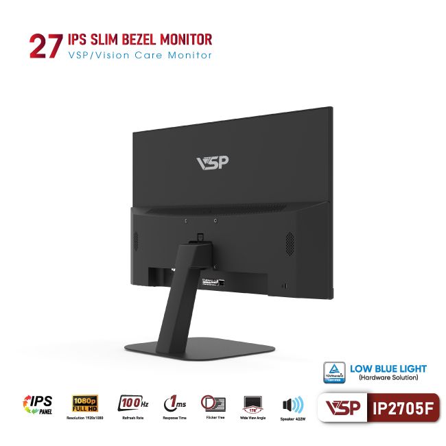 Màn hình Văn phòng VSP IP2705F | 27 inch, FHD, 100Hz, IPS, speaker - Ảnh 5