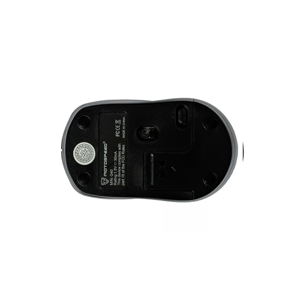 Chuột văn phòng Motospeed G40 | Wireless 2.4Ghz, 1600 DPI, 80g, Đen - Ảnh 4