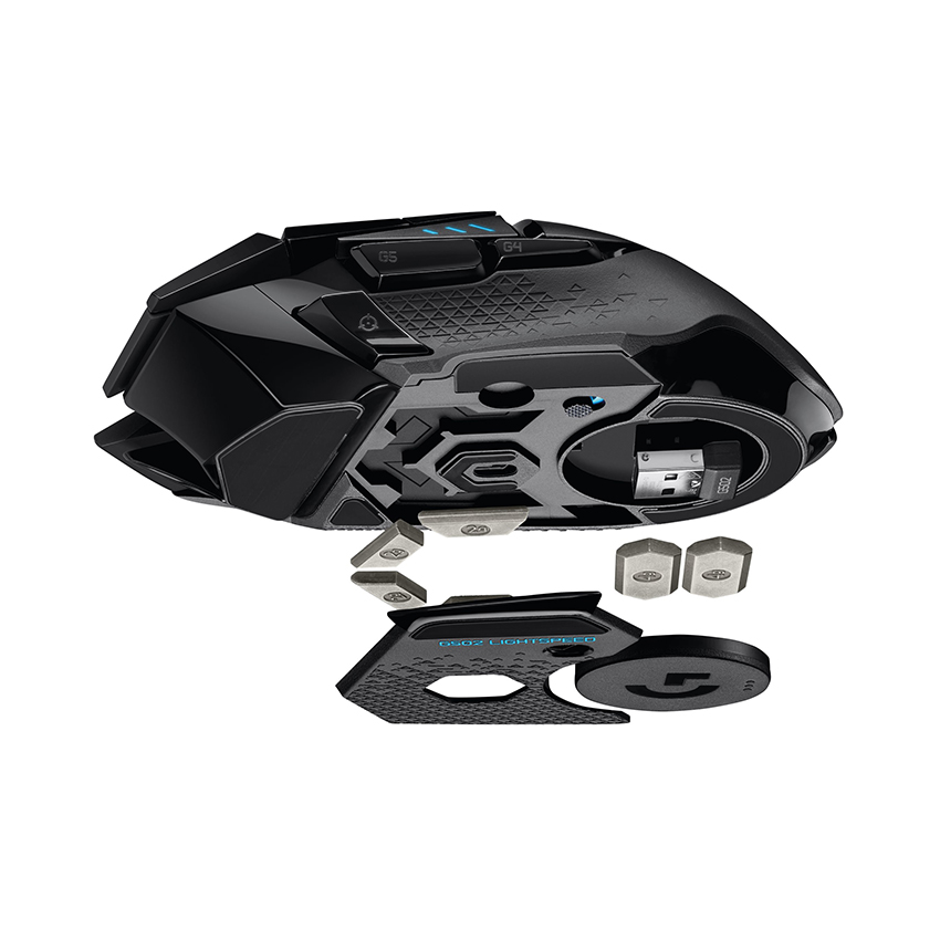 Chuột gaming Logitech G502 Lightspeed | Wireless 2.4Ghz, 25600 DPI, 114g, RGB, Đen - Ảnh 5