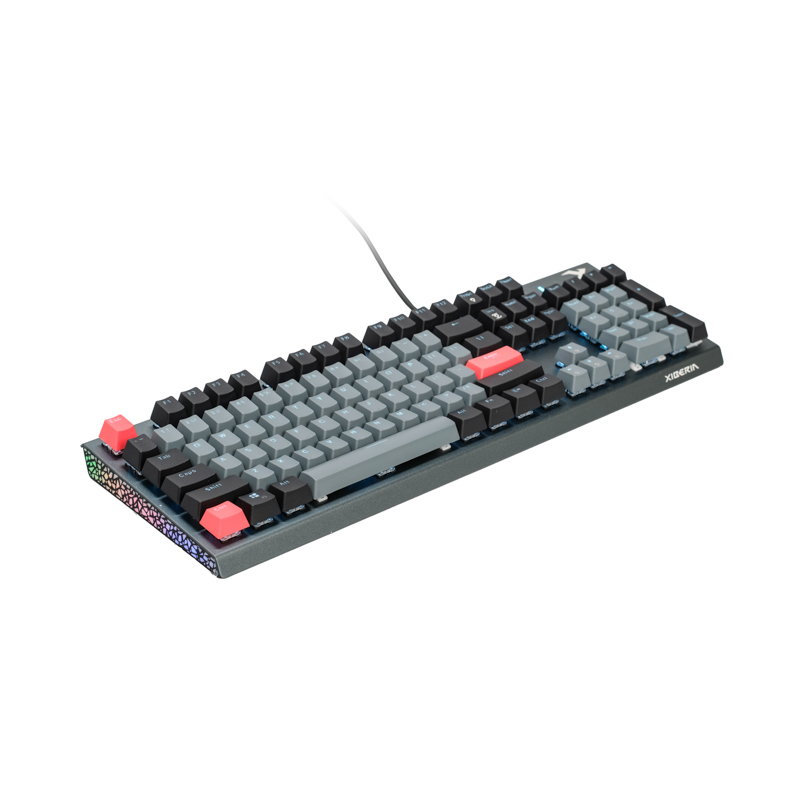 Bàn phím cơ gaming Xiberia XS3100 | Có dây, Fullsize, Optical Switch, RGB, Black/Gray - Ảnh 2