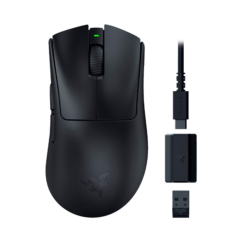 Chuột gaming Razer DeathAdder V3 HyperSpeed | Wireless 2.4Ghz, 26000 DPI, 55g, Đen - Ảnh 2