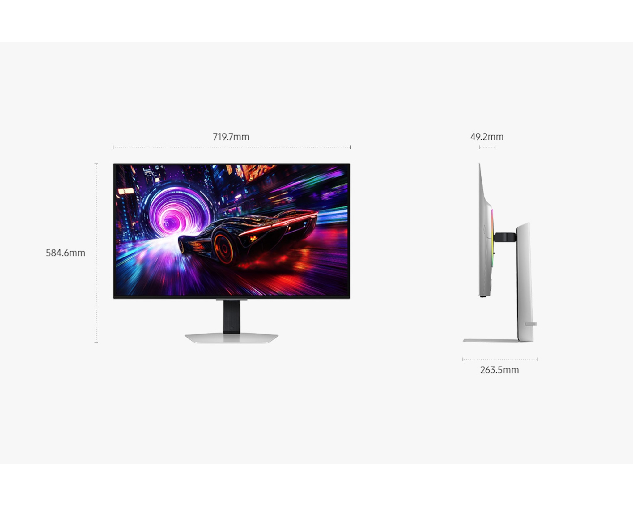 Màn hình Gaming Samsung LS32FG812SEXXV | 32 inch, 4K/UHD, 240Hz, Oled - Ảnh 4