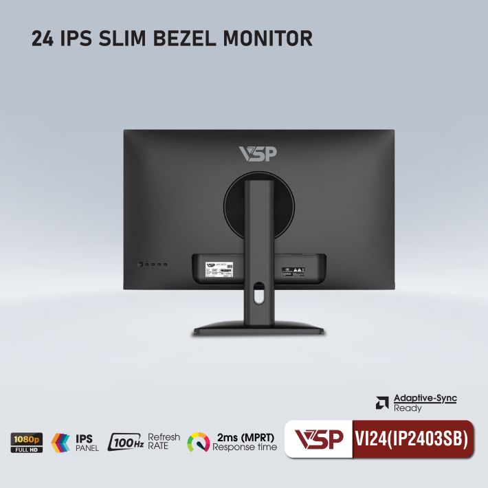 Màn hình Văn phòng VSP IP2403SB | 24 inch, FHD, 100Hz, IPS - Ảnh 3