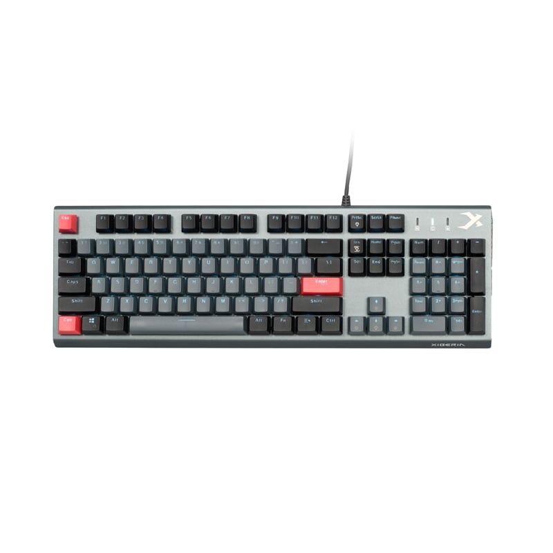 Bàn phím cơ gaming Xiberia XS3100 | Có dây, Fullsize, Optical Switch, RGB, Black/Gray