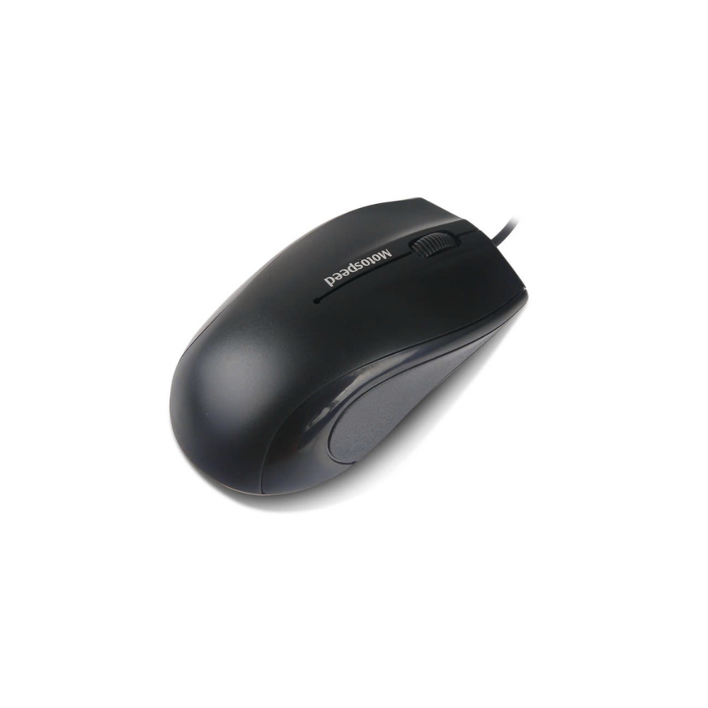 Chuột văn phòng Motospeed F333 | Có dây, 1000 DPI, 90g, Đen - Ảnh 3