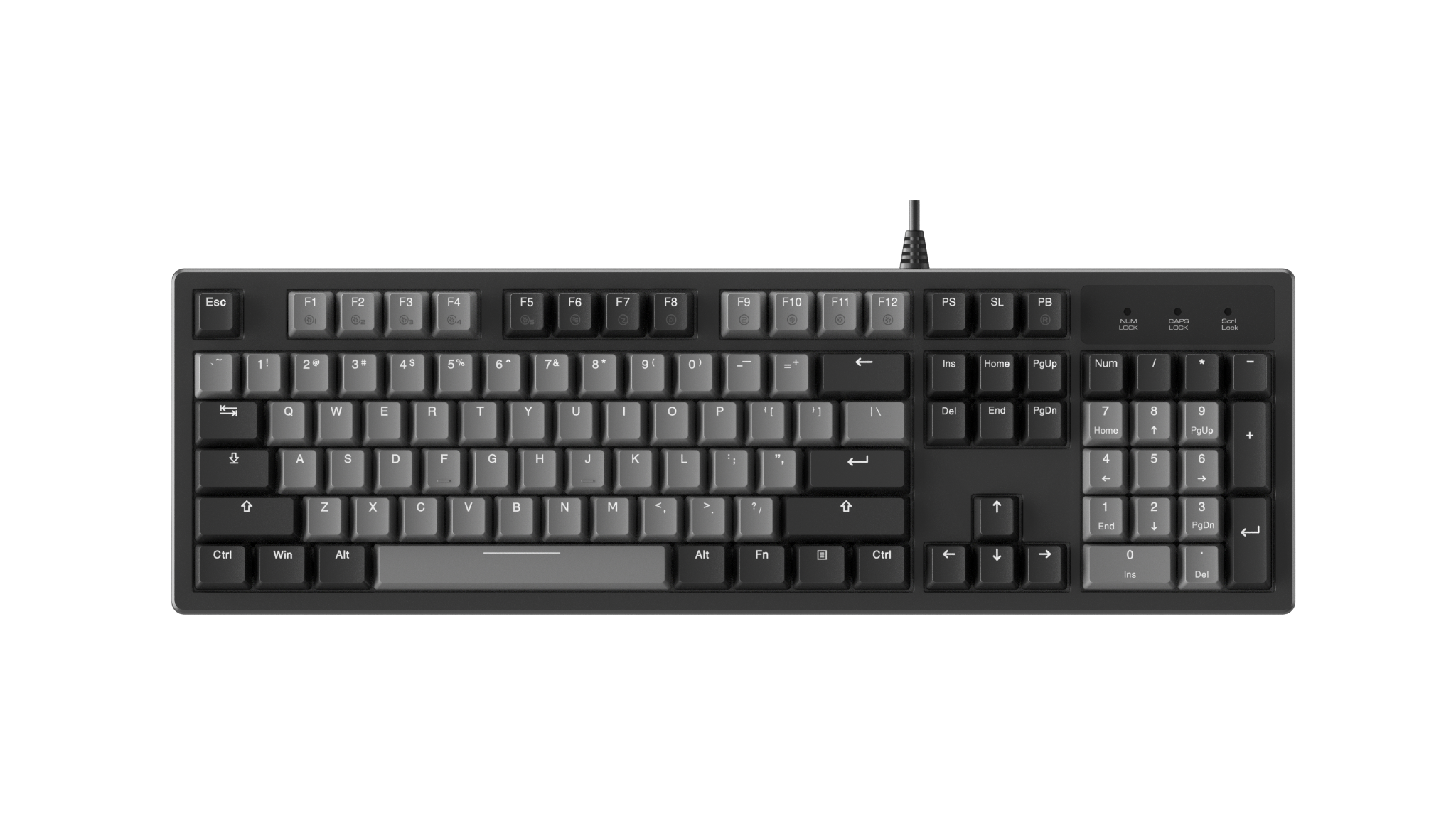 Bàn phím cơ gaming Dareu EK104 | Có dây, Fullsize, Linear Switch, RGB, Gray - Ảnh 2