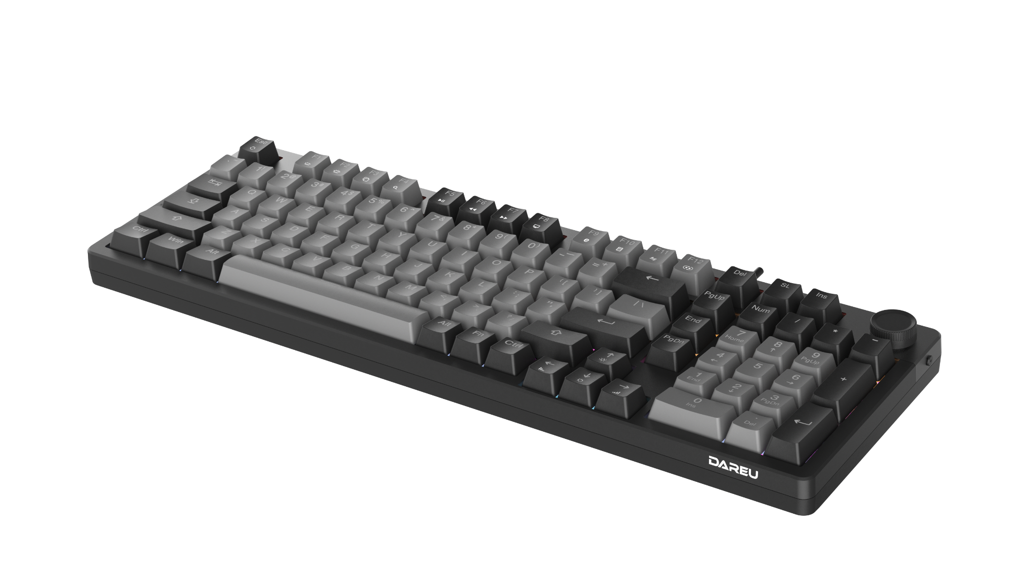 Bàn phím cơ gaming Dareu EK98L Gray | Có dây, Fullsize, Linear Switch, RGB, Black/Gray - Ảnh 2