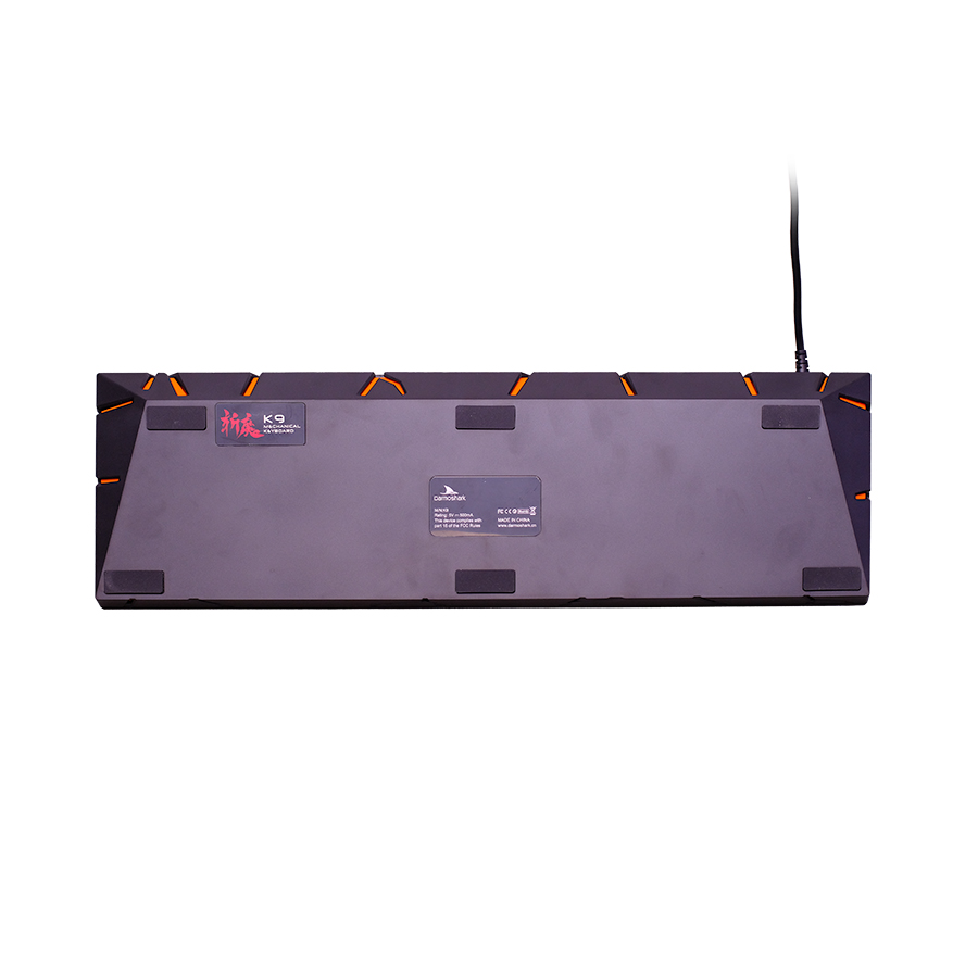 Bàn phím có dây gaming Darmoshark K9 Hot-swap switch Kaihua Magnetic Axis | Black, Grey - Ảnh 4