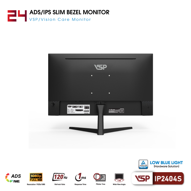 Màn hình Văn phòng VSP IP2404S | 24 inch, FHD, 120Hz, IPS - Ảnh 5