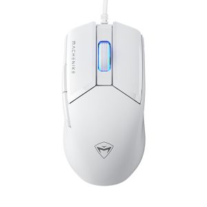 Chuột gaming Machenike M7 Pro | Có dây, 10000 DPI, 65g, RGB, Trắng