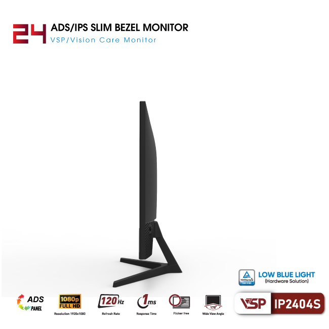 Màn hình Văn phòng VSP IP2404S | 24 inch, FHD, 120Hz, IPS - Ảnh 3