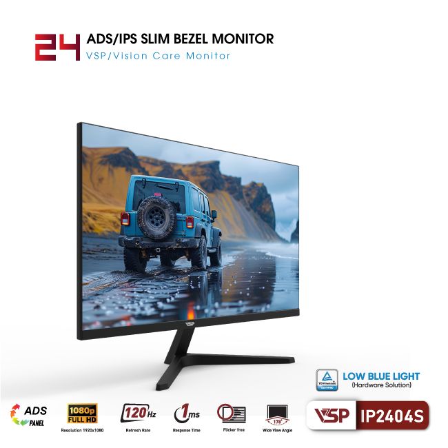 Màn hình Văn phòng VSP IP2404S | 24 inch, FHD, 120Hz, IPS - Ảnh 2