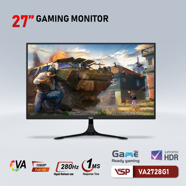 Màn hình Gaming VSP VA2728G1 | 27 inch, FHD, 280Hz, VA - Ảnh 2